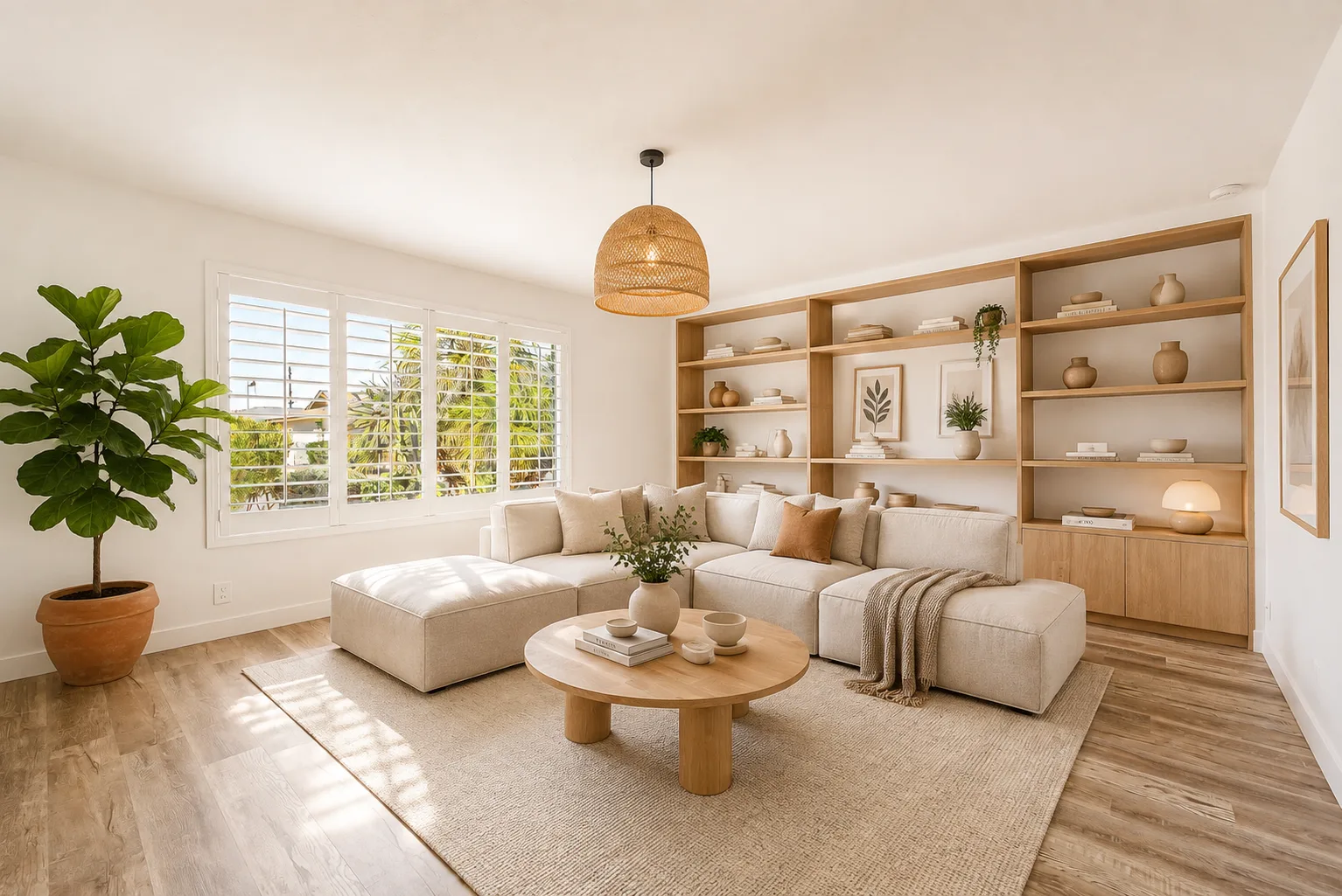 Staged Living Room