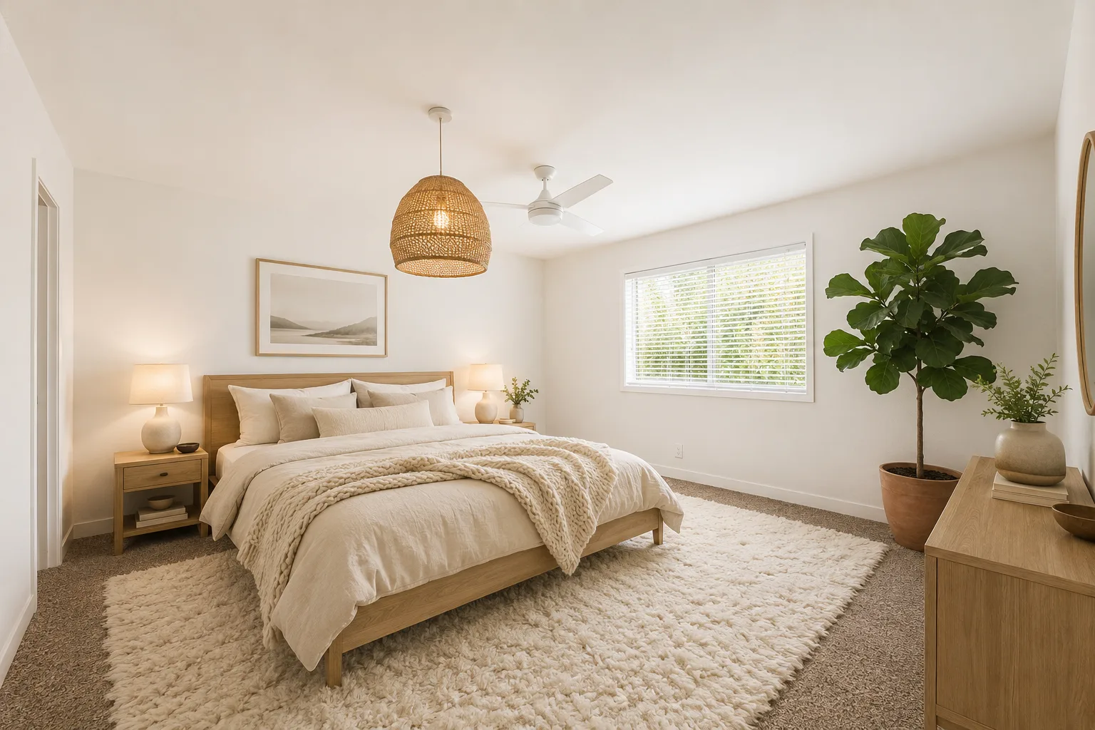 Staged Bedroom